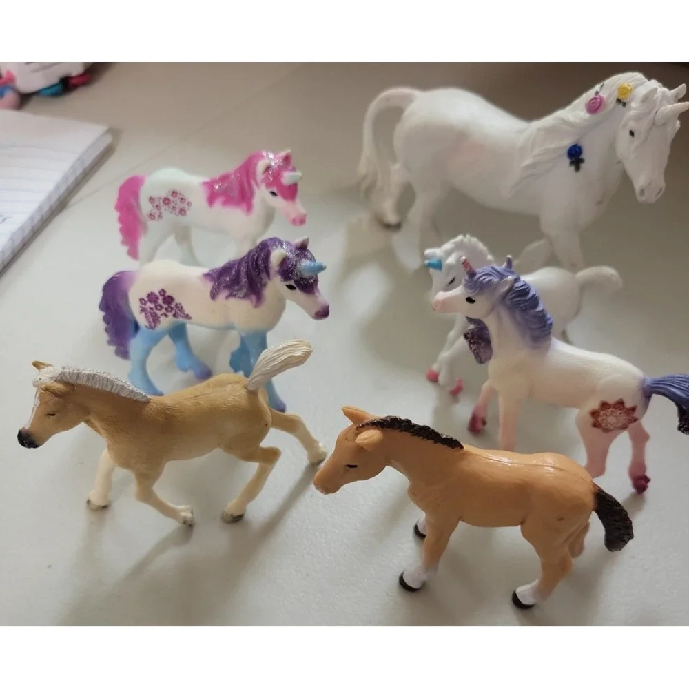 Schleich Unicorn Toy Figures Lot Pony Mixed brands Horse